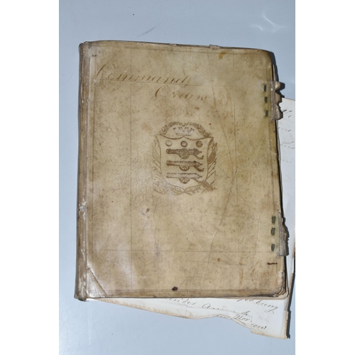 447 - A MILITARY JOURNAL FROM 1813 from an officer in The Royal Artillery with descriptions of actions and... 