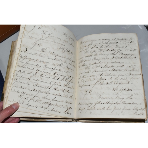 447 - A MILITARY JOURNAL FROM 1813 from an officer in The Royal Artillery with descriptions of actions and... 