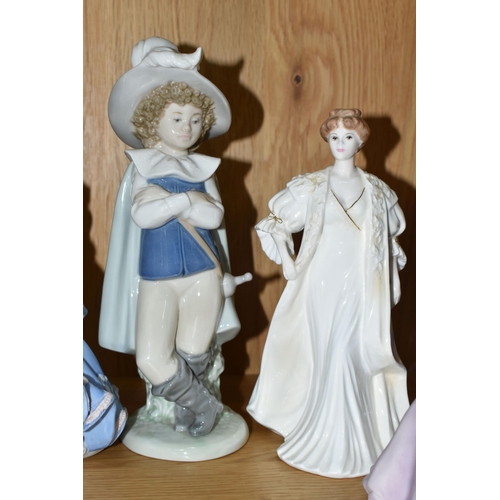 490 - A GROUP OF FIGURINES, comprising Royal Doulton: Olivia HN5114 - Figurine of the Year 2008 with certi... 