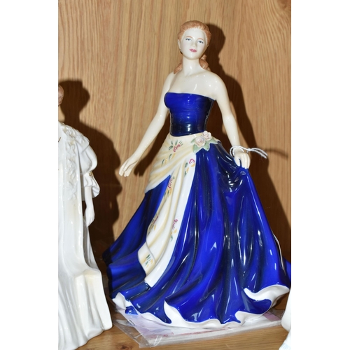 490 - A GROUP OF FIGURINES, comprising Royal Doulton: Olivia HN5114 - Figurine of the Year 2008 with certi... 