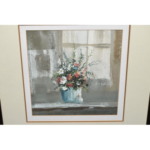 494 - 20TH CENTURY DECORATIVE PICTURES, comprising a Tim Nash watercolour on paper study of wild flowers i... 