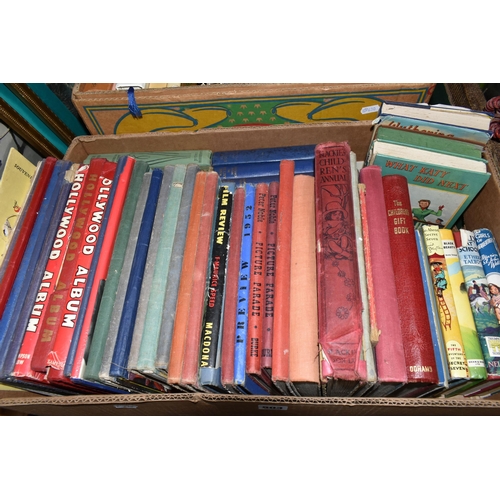 503 - FOUR BOXES AND LOOSE ASSORTED SUNDRY ITEMS ETC, to include four onyx table lamps, two brass coloured... 