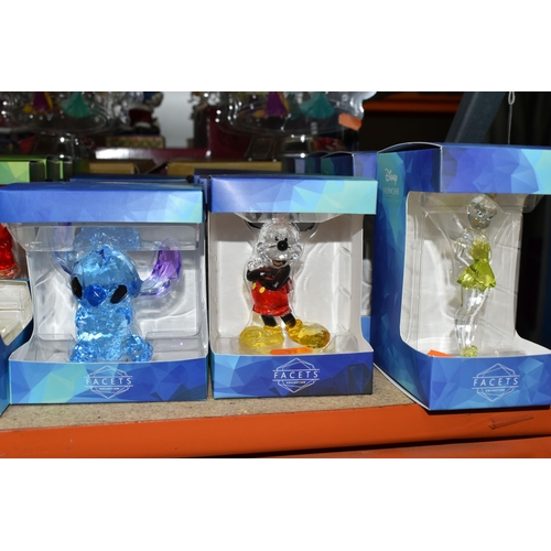 508 - FORTY-SIX BOXED DISNEY CARTOON CHARACTERS, to include Winnie the Pooh, Dumbo and Stich hanging  Chri... 