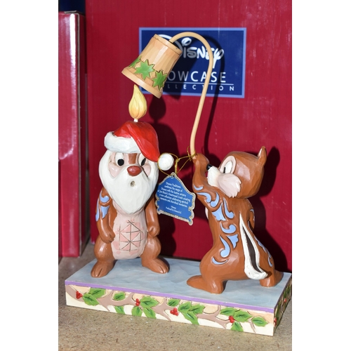 523 - FOUR BOXED DISNEY SHOWCASE COLLECTION 'JIM SHORE' CHARACTERS, comprising two 'Snuff Said' 6007070 fi... 