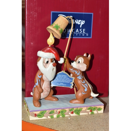 523 - FOUR BOXED DISNEY SHOWCASE COLLECTION 'JIM SHORE' CHARACTERS, comprising two 'Snuff Said' 6007070 fi... 