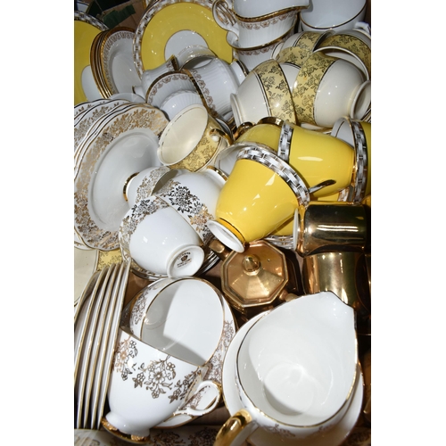 530 - SIX BOXES OF DINNERWARE AND CERAMICS, to include two Derby County F.C mugs, 1971-1972 League Champio... 