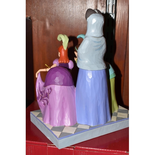543 - THREE BOXED ENESCO DISNEY SHOWCASE COLLECTION CINDERELLA FIGURES, from Disney Traditions collection ... 