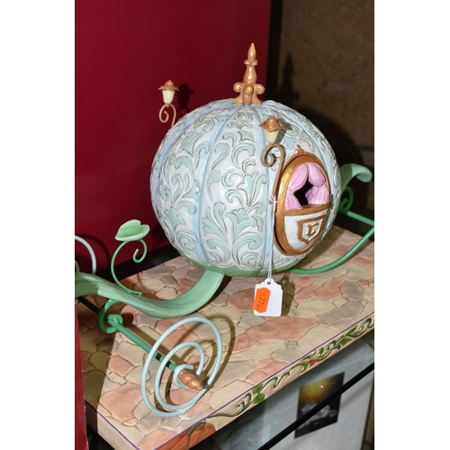 543 - THREE BOXED ENESCO DISNEY SHOWCASE COLLECTION CINDERELLA FIGURES, from Disney Traditions collection ... 