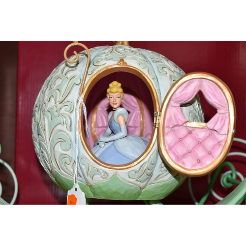543 - THREE BOXED ENESCO DISNEY SHOWCASE COLLECTION CINDERELLA FIGURES, from Disney Traditions collection ... 