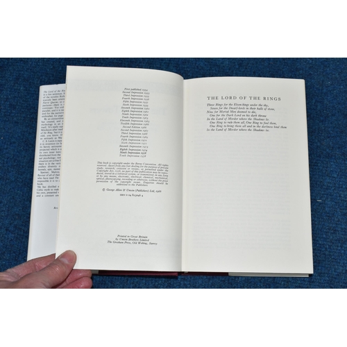 559 - TOLKIEN; J.R.R. The Lord Of The Rings in three volumes, The Fellowship of the Ring, Revised 2nd Edit... 