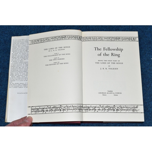 559 - TOLKIEN; J.R.R. The Lord Of The Rings in three volumes, The Fellowship of the Ring, Revised 2nd Edit... 