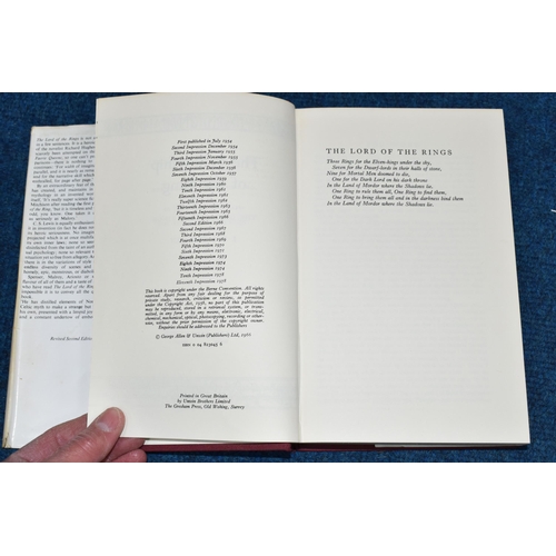 559 - TOLKIEN; J.R.R. The Lord Of The Rings in three volumes, The Fellowship of the Ring, Revised 2nd Edit... 