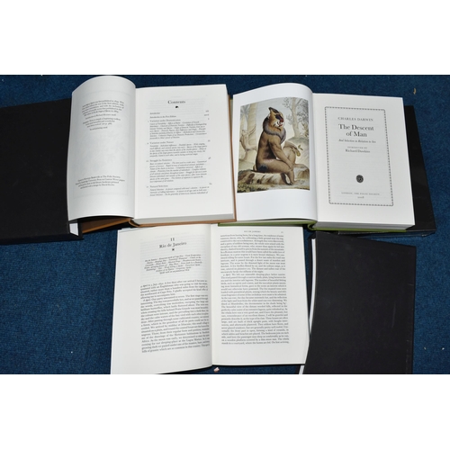 561 - THE FOLIO SOCIETY, four titles by DARWIN; Charles, comprising On the Origin of Species By Means of N... 