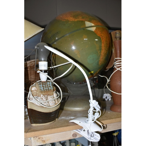 569 - A GROUP OF MID-CENTURY LIGHTING, comprising 'The Illumina Globe' by Purnell & Sons Ltd- London, heig... 