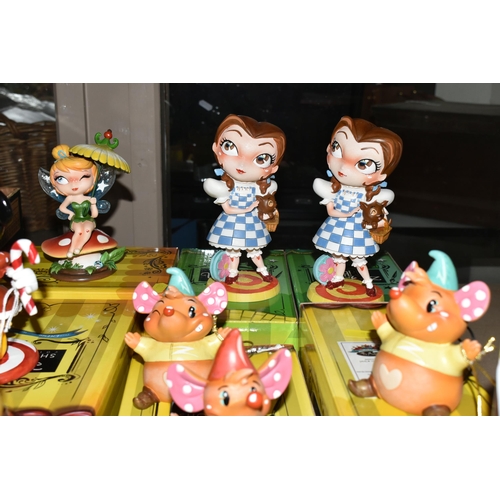 581 - TEN BOXED ENESCO-  DISNEY SHOWCASE COLLECTION 'THE WORLD OF MISS MINDY' FIGURINES, comprising 'Baby ... 