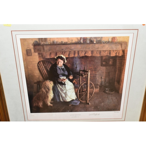 592 - LIMITED EDITION SIGNED PRINTS COMPRISING FREDERICK GORE R.A. (1913-2009) 'SUNFLOWERS', a signed limi... 