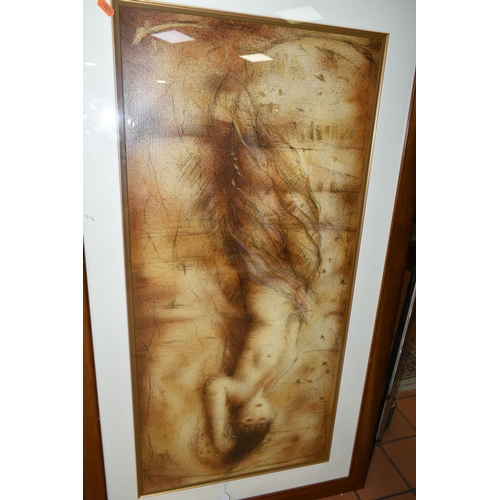 592 - LIMITED EDITION SIGNED PRINTS COMPRISING FREDERICK GORE R.A. (1913-2009) 'SUNFLOWERS', a signed limi... 