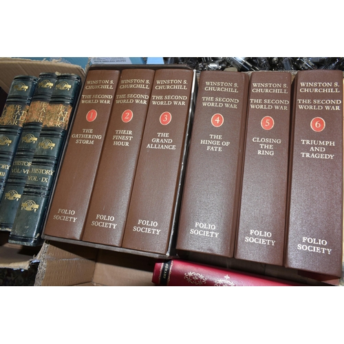 593 - CHURCHILL; Winston S. A collection of ten titles by, or concerning, the author comprising six volume... 