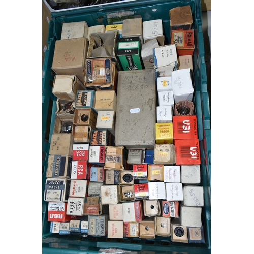 597 - A QUANTITY OF ASSORTED BOXED AND UNBOXED VALVES, assorted sizes, manufacturers to include Mullard, R... 