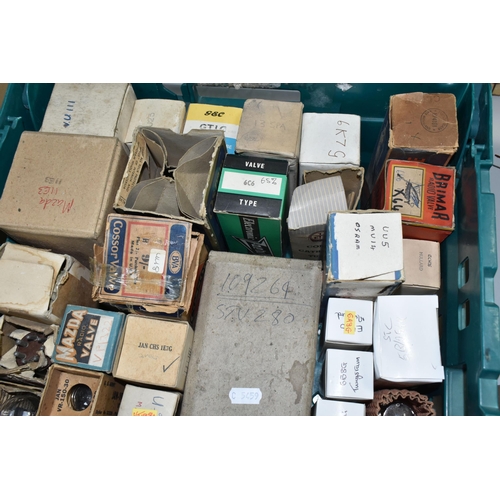 597 - A QUANTITY OF ASSORTED BOXED AND UNBOXED VALVES, assorted sizes, manufacturers to include Mullard, R... 