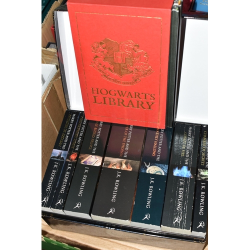 601 - J.K. ROWLING 'THE COMPLETE HARRY POTTER COLLECTION', box set of seven paperback books, together with... 
