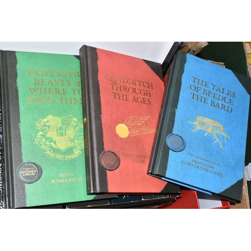 601 - J.K. ROWLING 'THE COMPLETE HARRY POTTER COLLECTION', box set of seven paperback books, together with... 