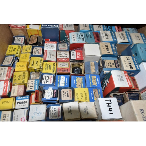 602 - A QUANTITY OF ASSORTED BOXED AND UNBOXED VALVES, assorted sizes, manufacturers to include Mullard, R... 