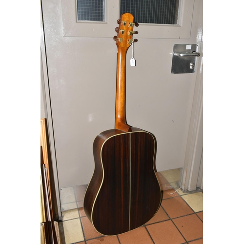 610 - A WALDEN 'NATURA' CLASSICAL GUITAR, model number 048645, paper label inside, solid spruce top, gold ... 