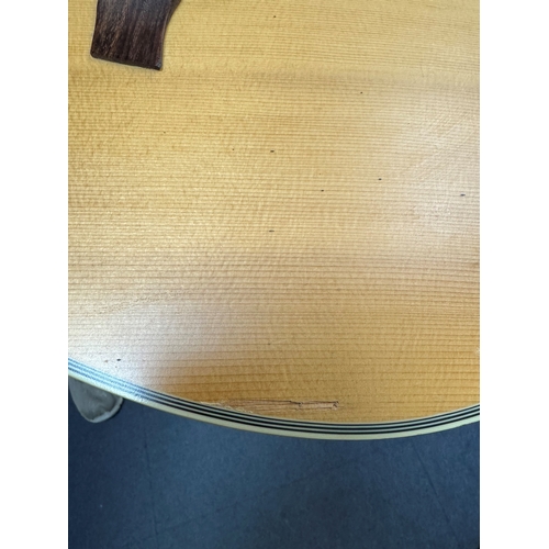 610 - A WALDEN 'NATURA' CLASSICAL GUITAR, model number 048645, paper label inside, solid spruce top, gold ... 
