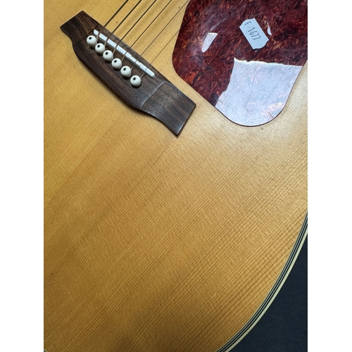 610 - A WALDEN 'NATURA' CLASSICAL GUITAR, model number 048645, paper label inside, solid spruce top, gold ... 