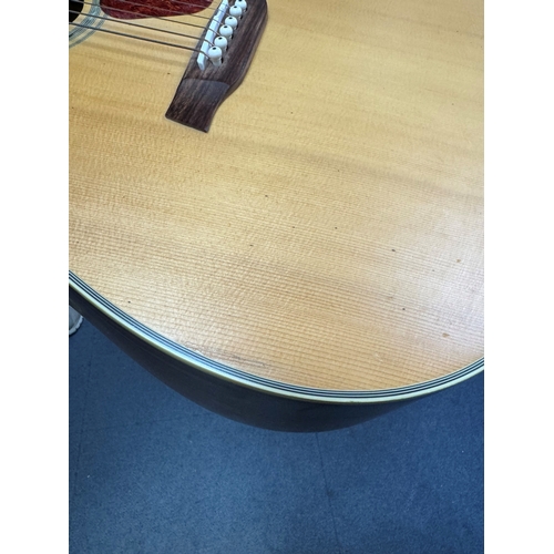 610 - A WALDEN 'NATURA' CLASSICAL GUITAR, model number 048645, paper label inside, solid spruce top, gold ... 