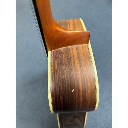 610 - A WALDEN 'NATURA' CLASSICAL GUITAR, model number 048645, paper label inside, solid spruce top, gold ... 