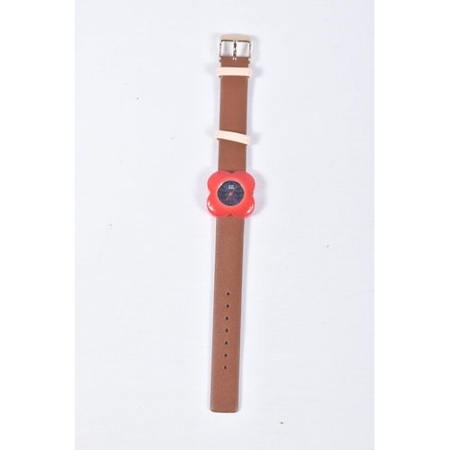 50 - TWO WRIST WATCHES, the first a 'Orla Kiely' floral wrist watch, the second a 'Old England by Richard... 