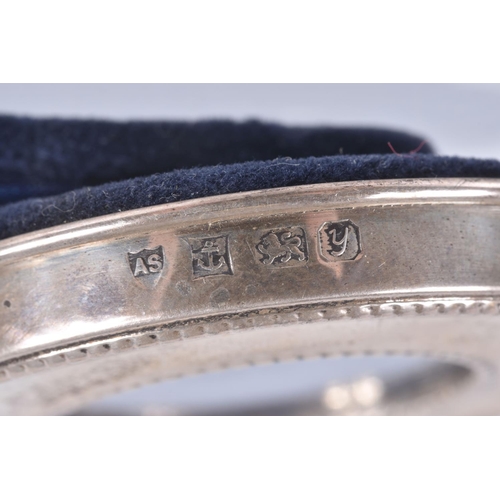 67 - A BAG OF SILVER ITEMS, to include a small circular photo frame, hallmarked 'Argyll Silver' Birmingha... 