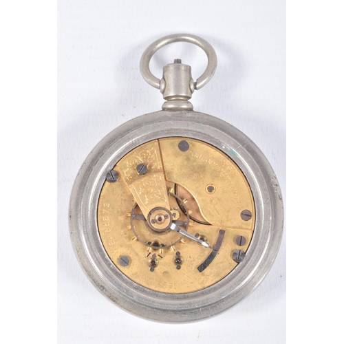 72 - TWO OPEN FACE 'ELGIN' POCKET WATCHES, both manual wind, round white dials with Roman numerals, each ... 