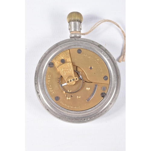 72 - TWO OPEN FACE 'ELGIN' POCKET WATCHES, both manual wind, round white dials with Roman numerals, each ... 