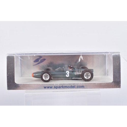 107 - SEVEN BOXED SPARK MODEL MINIMAX MODEL VEHICLES, the first is a Connaught A German GP 1953, Roy Salva... 