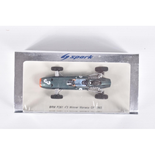 107 - SEVEN BOXED SPARK MODEL MINIMAX MODEL VEHICLES, the first is a Connaught A German GP 1953, Roy Salva... 