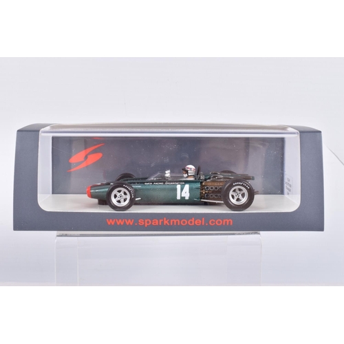 107 - SEVEN BOXED SPARK MODEL MINIMAX MODEL VEHICLES, the first is a Connaught A German GP 1953, Roy Salva... 