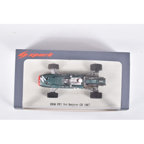 107 - SEVEN BOXED SPARK MODEL MINIMAX MODEL VEHICLES, the first is a Connaught A German GP 1953, Roy Salva... 