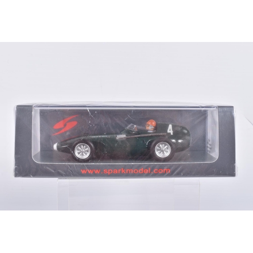 107 - SEVEN BOXED SPARK MODEL MINIMAX MODEL VEHICLES, the first is a Connaught A German GP 1953, Roy Salva... 