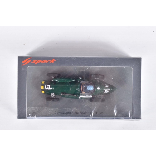 107 - SEVEN BOXED SPARK MODEL MINIMAX MODEL VEHICLES, the first is a Connaught A German GP 1953, Roy Salva... 