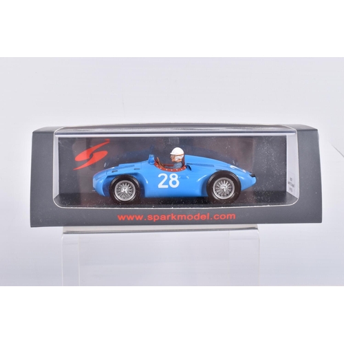 107 - SEVEN BOXED SPARK MODEL MINIMAX MODEL VEHICLES, the first is a Connaught A German GP 1953, Roy Salva... 