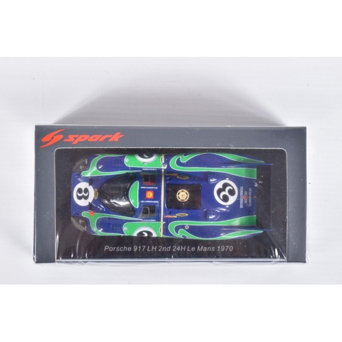 108 - SIX BOXED SPARK MODEL MINIMAX VEHICLES, the first is a Porsche 917 LH 24H Le Mans 1971, Larrousse - ... 