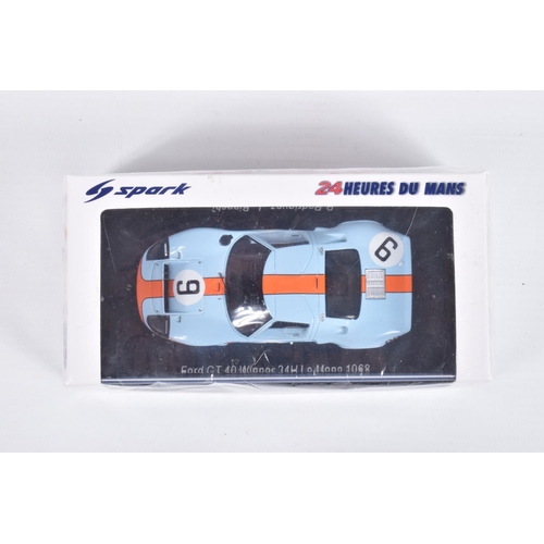 108 - SIX BOXED SPARK MODEL MINIMAX VEHICLES, the first is a Porsche 917 LH 24H Le Mans 1971, Larrousse - ... 