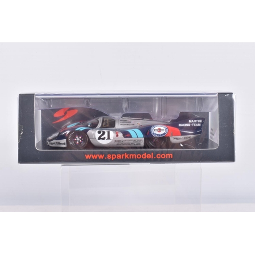 108 - SIX BOXED SPARK MODEL MINIMAX VEHICLES, the first is a Porsche 917 LH 24H Le Mans 1971, Larrousse - ... 