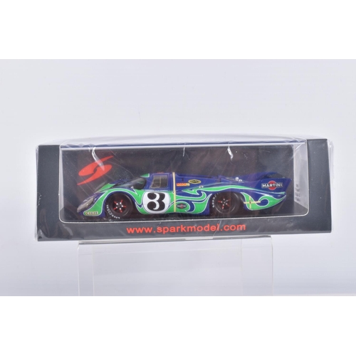 108 - SIX BOXED SPARK MODEL MINIMAX VEHICLES, the first is a Porsche 917 LH 24H Le Mans 1971, Larrousse - ... 