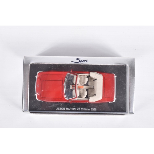 109 - FIVE BOXED SPARK MODEL MINIMAX VEHICLES, the first is a Porsche 914/6 1973, numbered S4562, in  yell... 