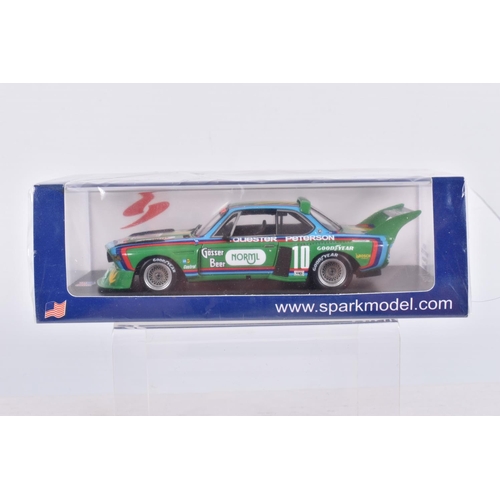 111 - FIVE BOXED SPARK MODEL MINIMAX VEHICLES, the first is a BMW 320 Si no1 WTCC 2007, Andy Priaulx, numb... 