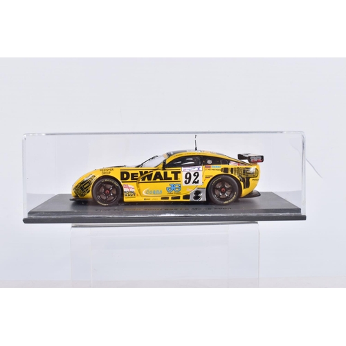 113 - FIVE BOXED SPARK MODEL MINIMAX VEHICLES, the first is a TVR Tuscan 400R no96 Le Mans 2004, L. Tomlin... 